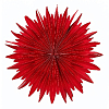 Снежинка 40 см №2, красный